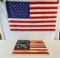 50-Star American Flag and Smaller Bicentennial Flag