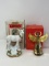 German & Anderson Musical Deer Figure and Musical Angel Figure