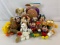 Large Grouping of Stuffed Animals and Characters