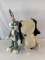 Plush Bugs Bunny and Snoopy