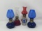 4 Miniature Oil Lamps