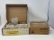 Boxed Set of Seashell Glasses and 6 Quatro Hors d'Oeuvre Dishes