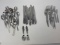 Grouping of Flatware, Donald Duck Fork and Spoon
