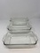 3 Pyrex Rectangular Baking Dishes