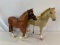 2 Battat Horse Figures