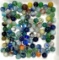 110 Vintage and Glass Marbles