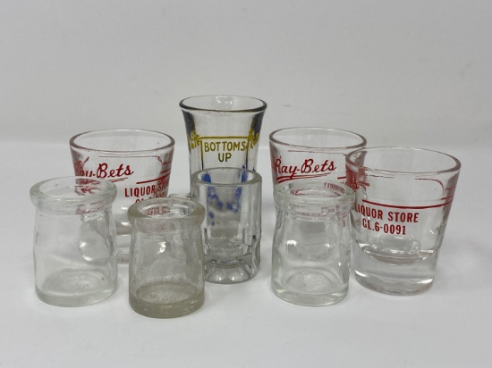 Grouping of Shot Glasses