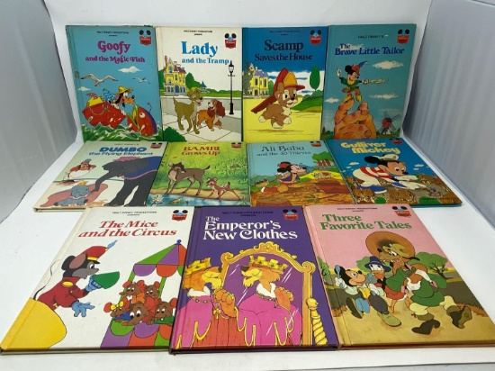 11 Walt Disney Hard Back Children's Books