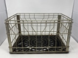 Vintage Wire Milk Bottle Crate