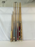 7 Cue Sticks