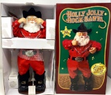 Holly Jolly Rock Santa in Original Box