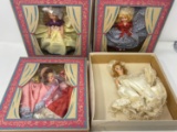 5 Antique Vintage Fashion Dolls