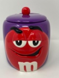 Red M & M Cookie Jar