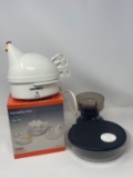 Maverick Henrietta Hen Egg Cooker and Krups Coffee Grinder