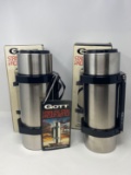 2 Gott Stainless Steel Vacuum Bottles with Boxes- New