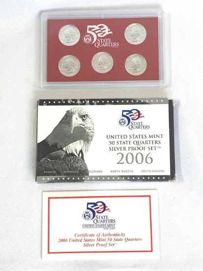 United States Mint Silver Proof Set, 2006 State Quarters
