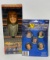 InSync Justin Timberlake Figure and InSync Mini Buttons on Card