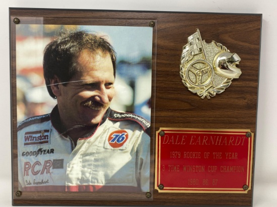 Photo Plaque- Dale Earnhardt 1979 Rookie of the Year