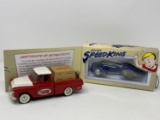 Hardware Hank Die Cast Truck with Load and Xonex Speed King Race Car with Box, New