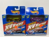 2 Hot Wheels X-V Racers- Fang Stang and Shock Rod