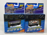 2 Hot Wheels Cyber Racer Crash Cars- '70's Muscle Car and Sport Utility Vehicle