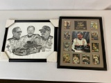 Dale Earnhardt Commemorative Framed Photo and Card Collage