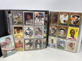 Album full of Baseball Trading Cards