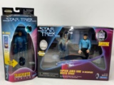 Star Trek Transporter Series Mr. Spock and Captain James Kirk and Mister Spock- New in Packaging