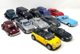 12 Die Cast Cars, Most by Kinsmart