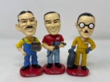 3 Pep Boys Figures- Manny, Moe & Jack