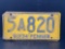 2934 PA License Plate