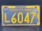 1946 PA License Plate