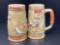 2 Budweiser Open Steins- Olympic Committee
