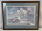 Framed Signed & Numbered Print of Swans in Flight