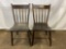 Pair of Spindle Back Chairs