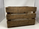 Wooden Slat Sided Crate