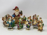 Large Grouping of Santa Figures