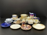 Cups, Saucers, Tea Pot, Sugar & Creamer Set
