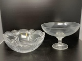 2 Glass Bowls