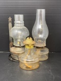 3 Oil Lamps