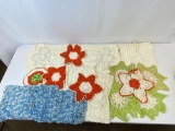 Dresser Scarves, Crocheted Flower Hot , Lace Pieces
