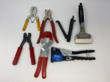 Hand Tools: Punches, Riveter, Wire Strippers