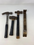 3 Hammers and Pry Bar