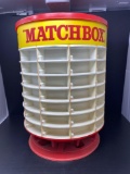 Vintage Cylindrical Matchbox Car Store Display