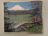 Framed Print of Mountainous Landscape
