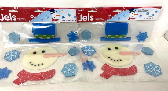 Snowman Window Gels- New in Packaging