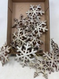 Metal 3-D Snowflake Ornaments
