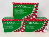 3 Boxes 100 Miniature Clear Lights- New