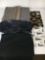 Fabrics Lot- Plaids, 2 Pcs. Pittsburgh Steelers, Spider Web and Black Glittery