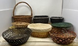 Lot of Decorative Baskets